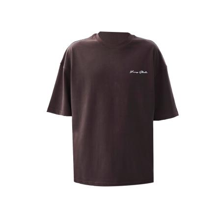 VAMOS CLO Shirt bruin / wit