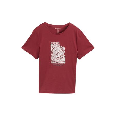 Tom Tailor TOM TAILOR Shirt mintgroen / bourgogne / wit