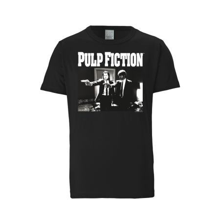 Logoshirt LOGOSHIRT Shirt Pulp Fiction grijs / zwart / wit