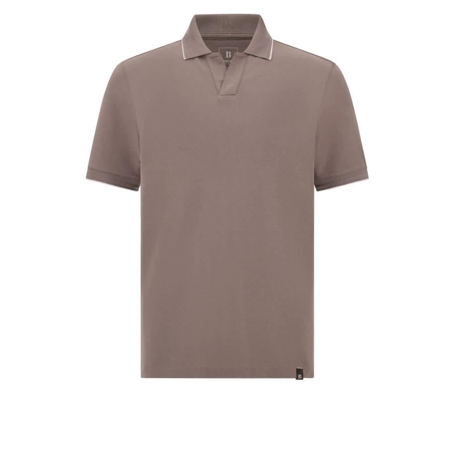 Boggi Milano Boggi Milano Shirt B Tech taupe / wit -