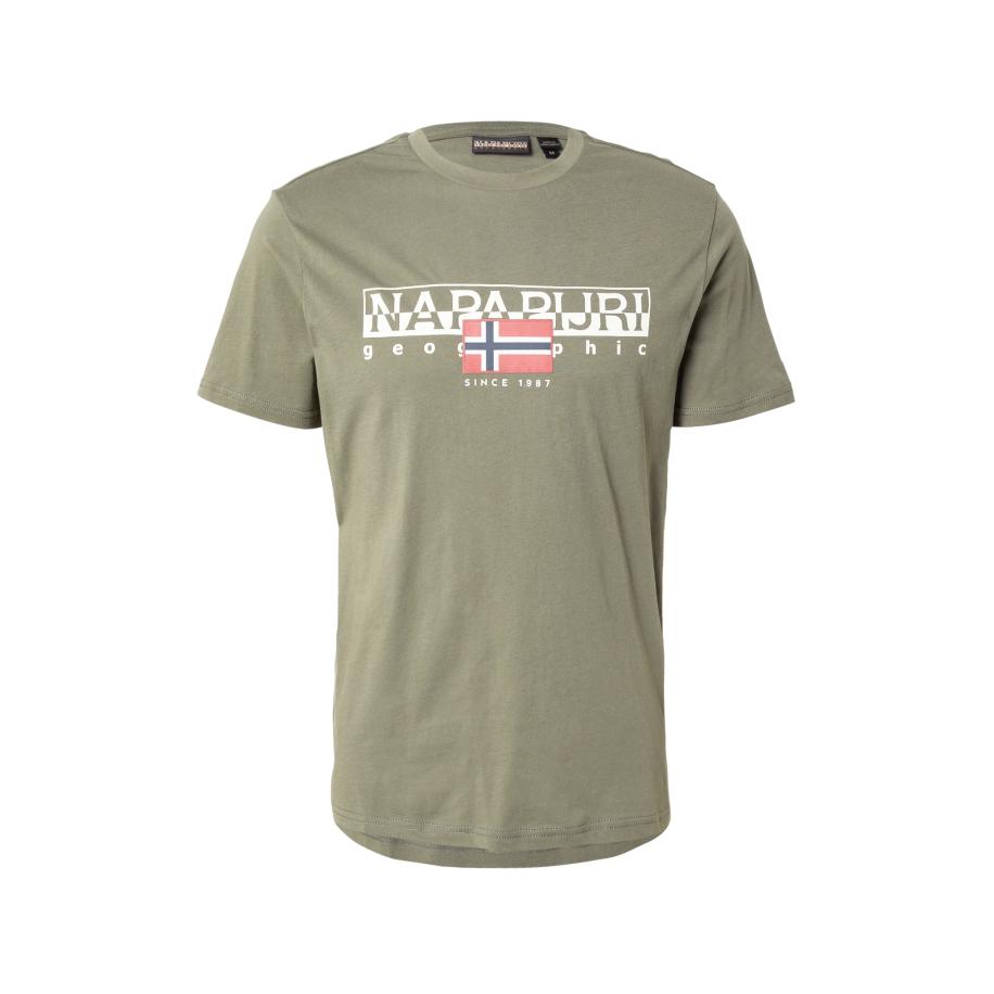 Napapijri NAPAPIJRI Shirt S-AYLMER marine / groen / rood / wit -