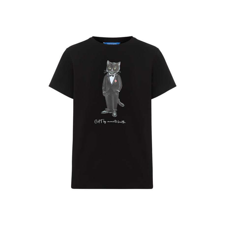 Maniita Lacitta CAT by Maniita Lacitta Shirt zwart -