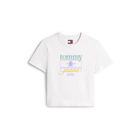 Tommy Jeans Tommy Jeans Shirt geel / lichtgrijs / mintgroen / lichtlila