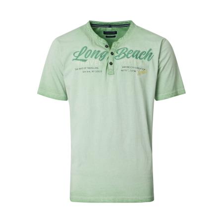 Casa Moda T-Shirt Henley kraag turquoise, Gebruikt uiterlijk