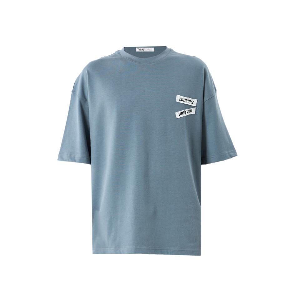 VAMOS CLO Shirt blauw / gemengde kleuren / wit Blauw