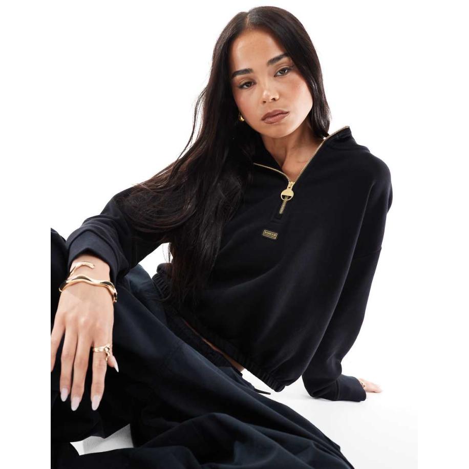Barbour International Priya Hoodie in zwart Zwart