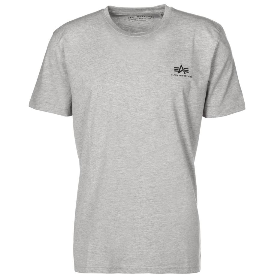 ALPHA INDUSTRIES Shirt grijs / zwart Grijs