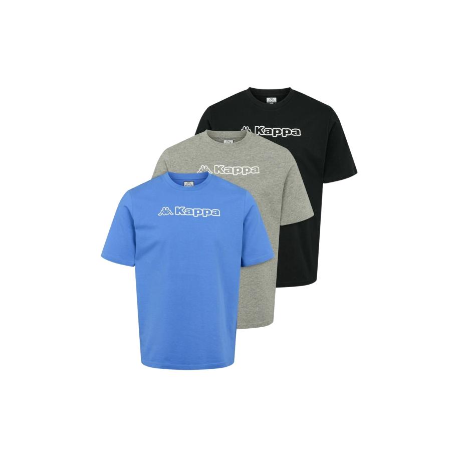 Kappa KAPPA Shirt Feddu royal blue/koningsblauw / lichtgrijs / zwart / wit -