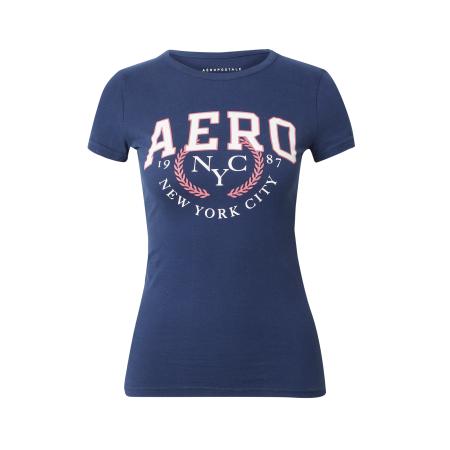 Aeropostale AÉROPOSTALE Shirt navy / rosa / wit