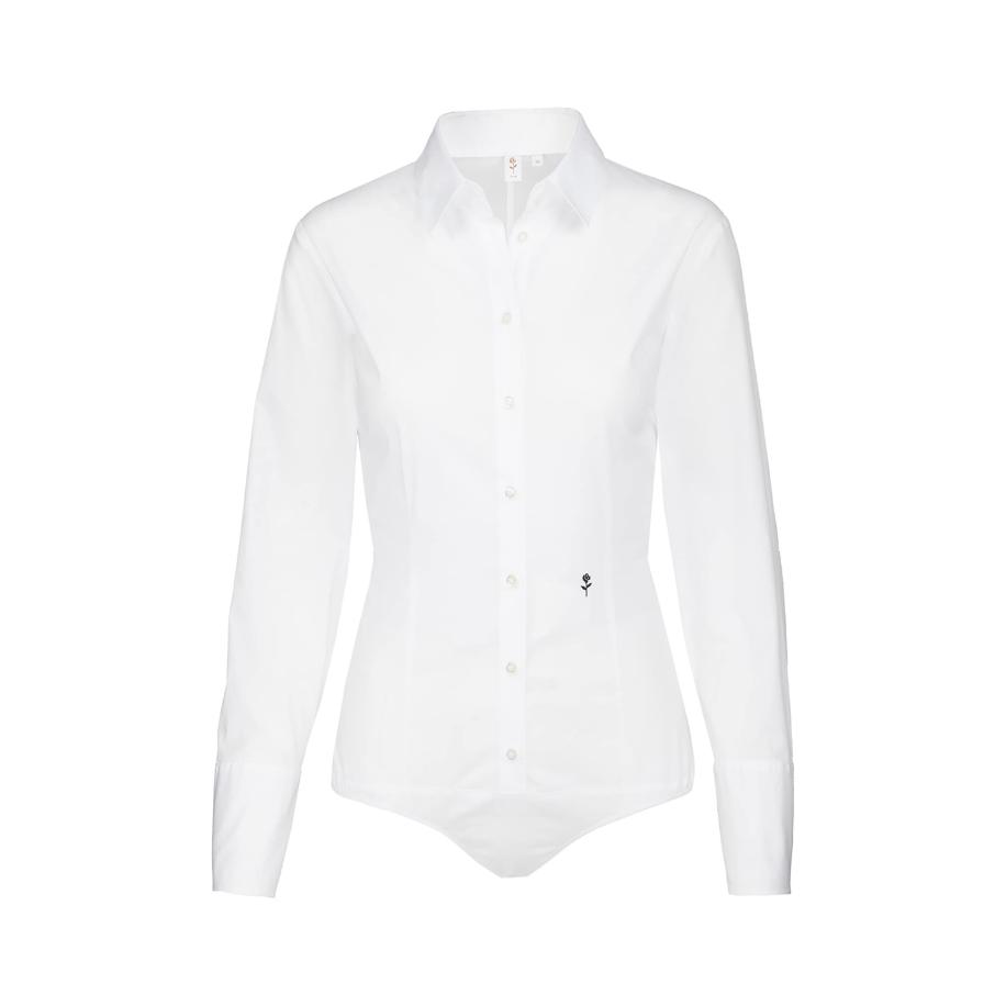 Seidensticker SEIDENSTICKER Shirt body zwart / wit -