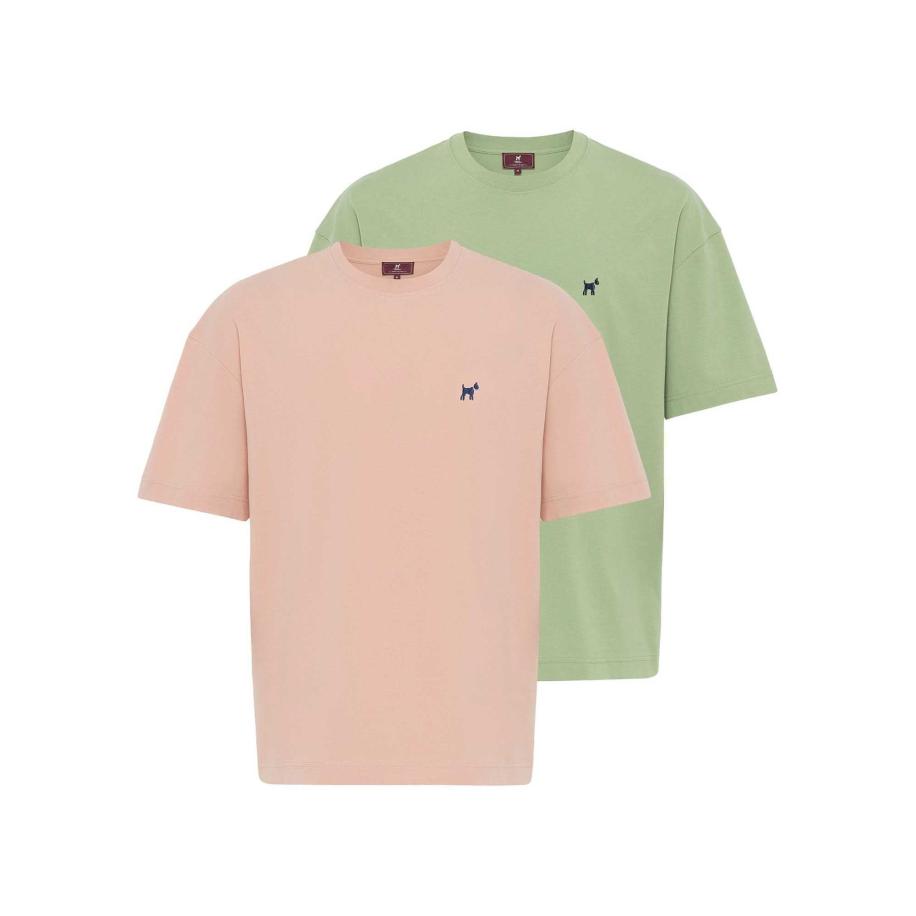 Williot Williot Shirt groen / rosa -