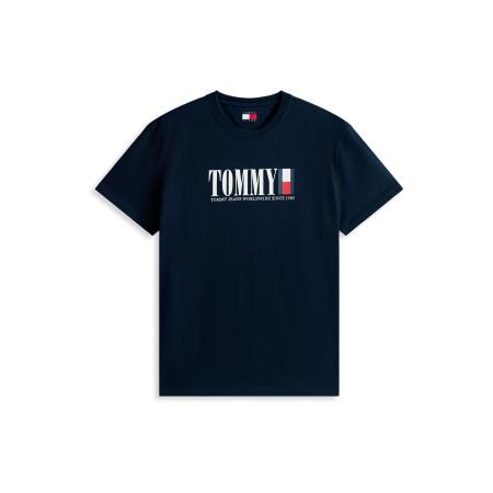 Tommy Jeans Tommy Jeans Shirt marine / rood / wit