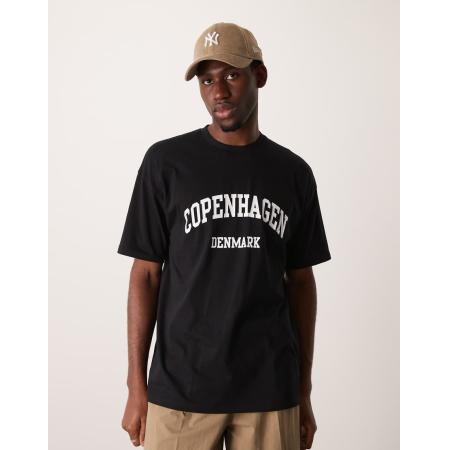 New Look - T-shirt met Copenhagen-print in zwart