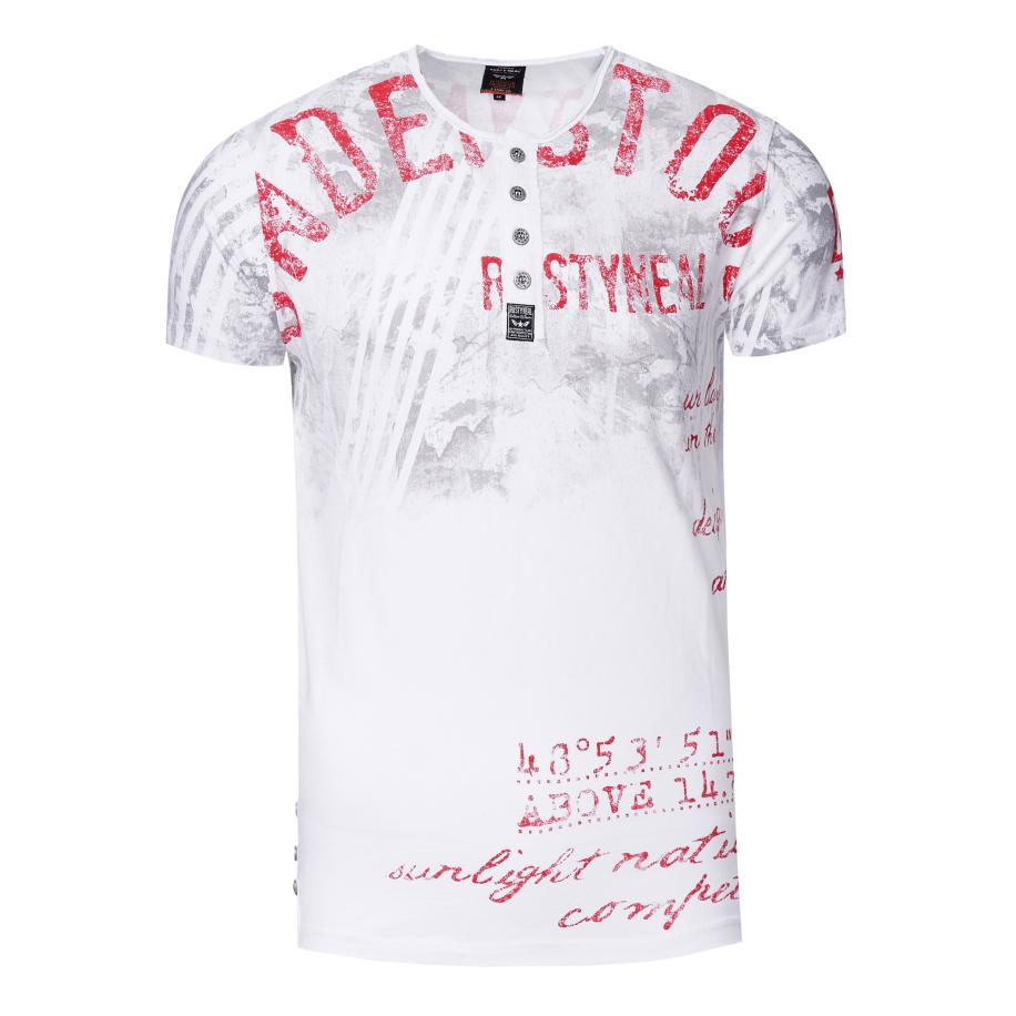 Rusty Neal Rusty Neal Shirt rood / wit -