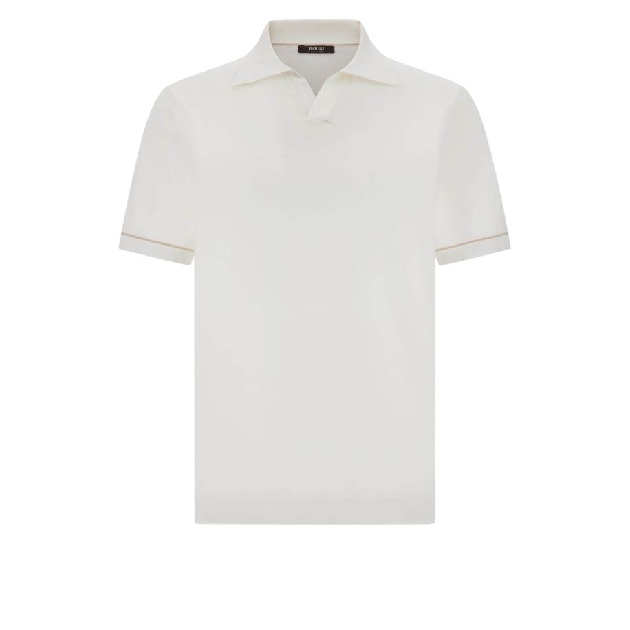 Boggi Milano Boggi Milano Shirt taupe / wit -