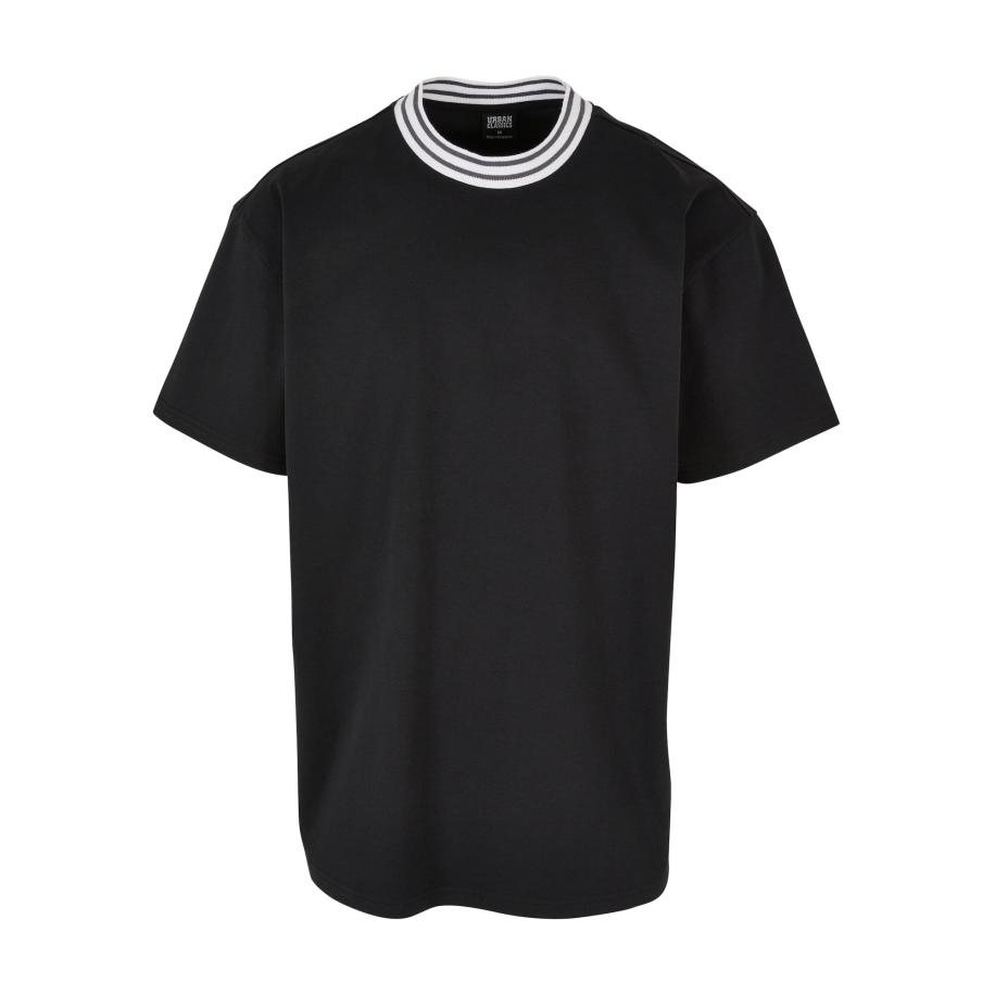 Urban Classics Urban Classics Shirt Kicker grijs / zwart / wit -
