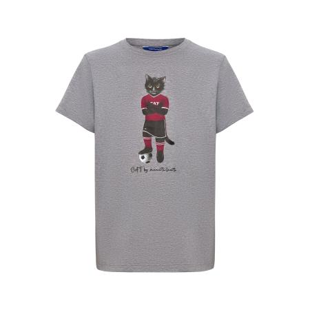 Maniita Lacitta CAT by Maniita Lacitta Shirt grijs