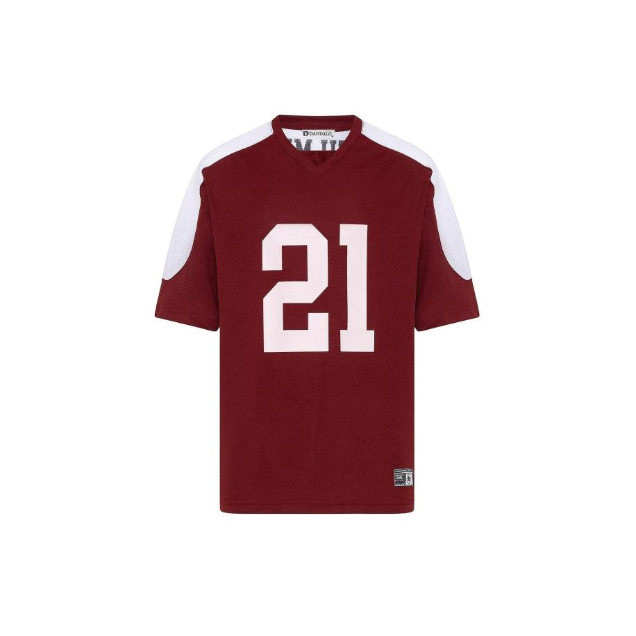 Dandalo Dandalo Shirt merlot / zwart / wit -