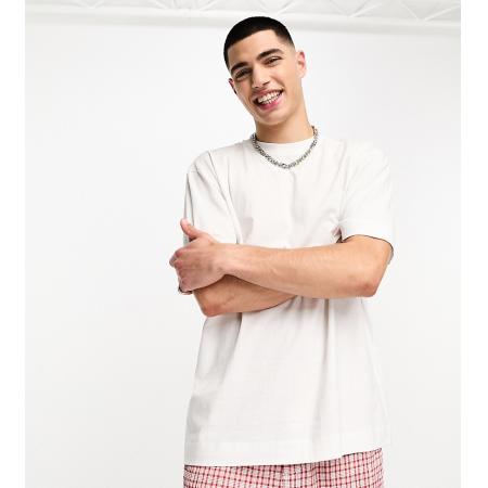 COLLUSION - T-shirt in wit