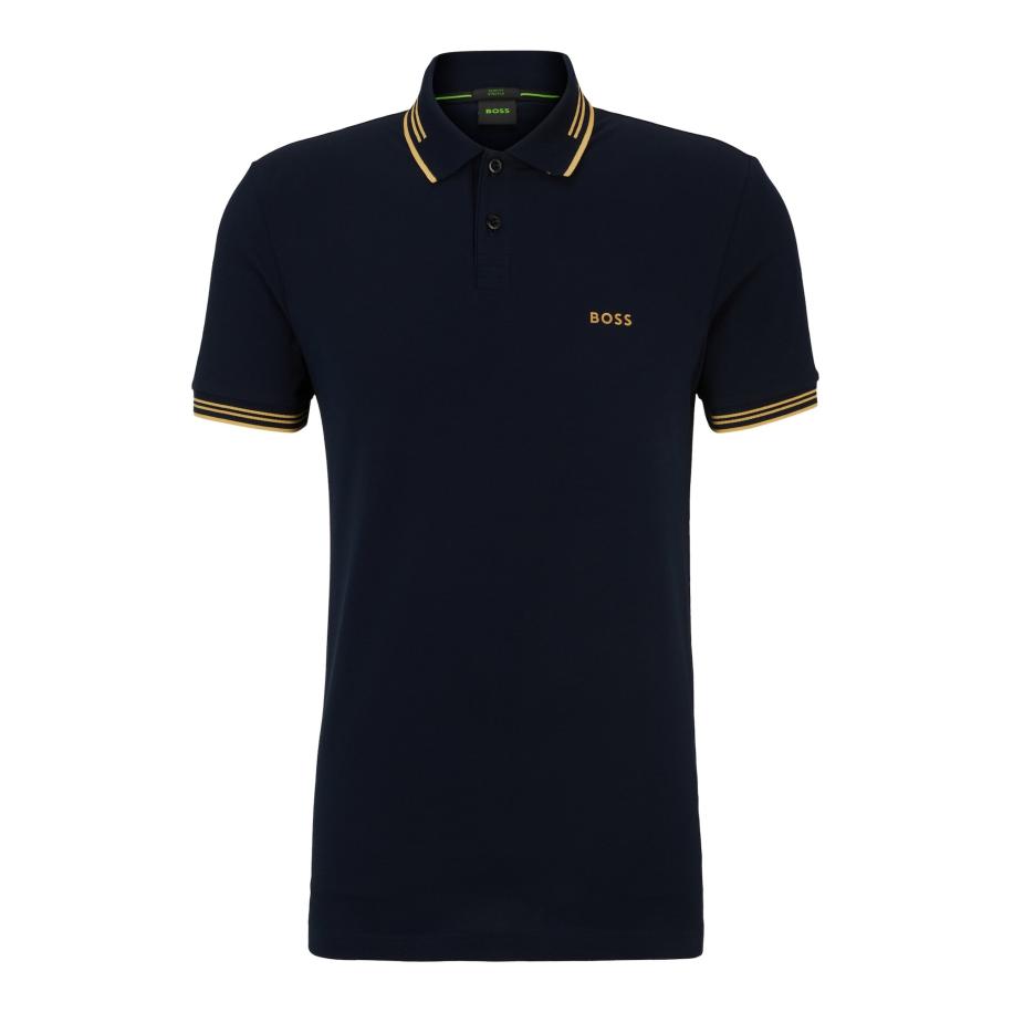 Hugo Boss BOSS Shirt Paul sand / nachtblauw -