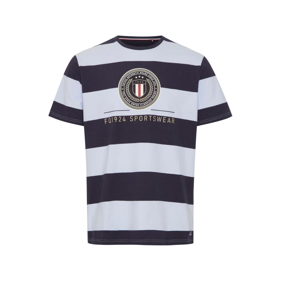 FQ1924 FQ1924 Shirt Tom lichtblauw / donkerblauw / goud / rood / wit -