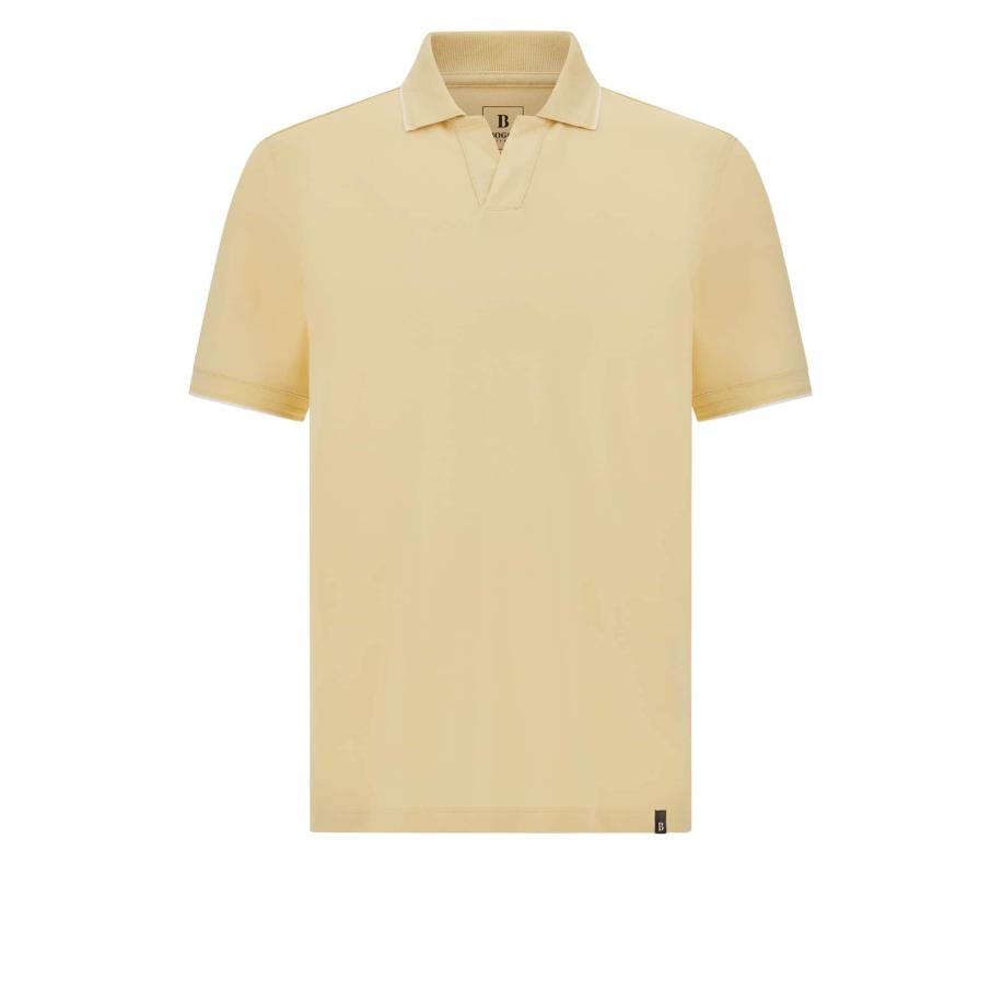 Boggi Milano Boggi Milano Shirt B Tech pasteelgeel / wit -