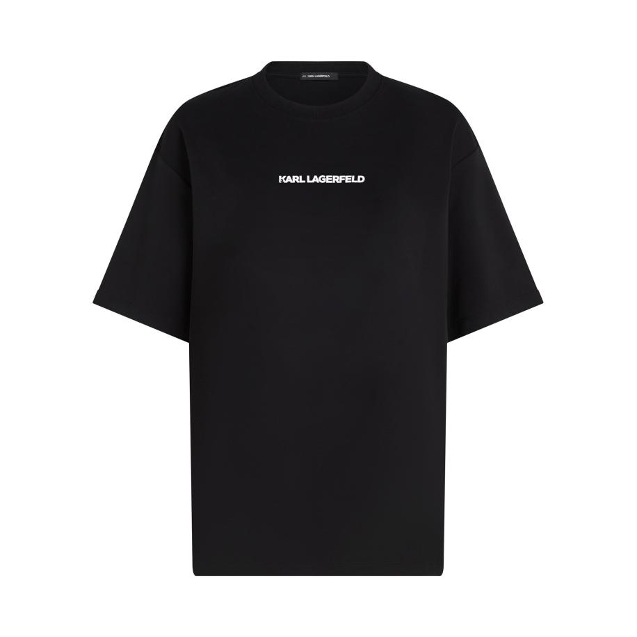 Karl Lagerfeld Karl Lagerfeld Shirt KARL HAT MIR GESAGT zwart -