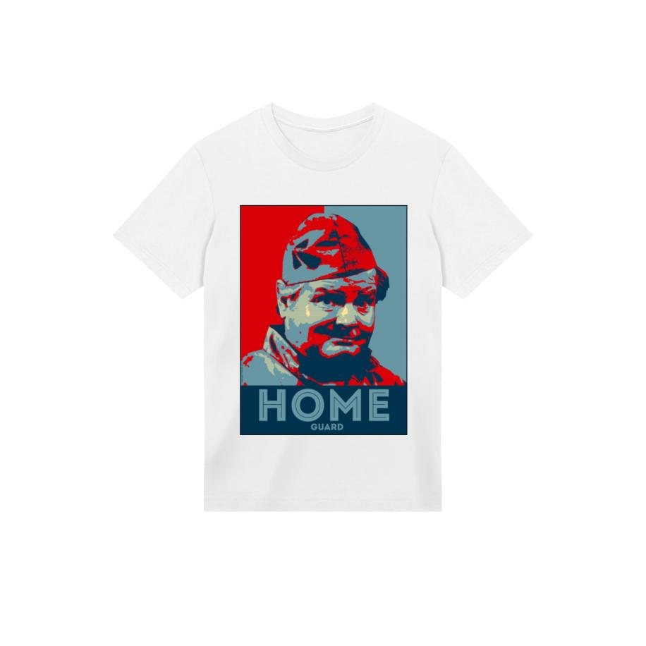 F4NT4STIC F4NT4STIC Shirt TV Times Benny Hill Home Guard blauw / rood / wit -