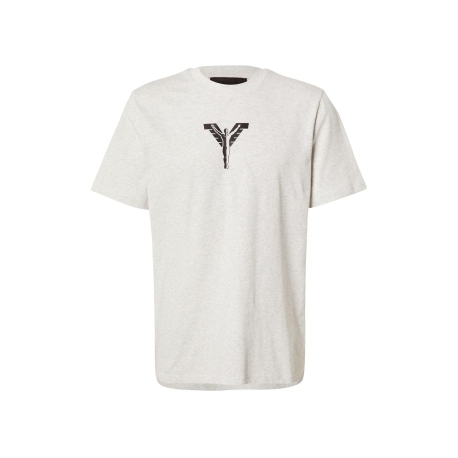 carlo colucci Carlo Colucci Shirt lichtgrijs / zwart -