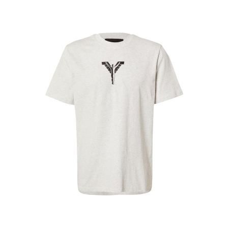 carlo colucci Carlo Colucci Shirt lichtgrijs / zwart