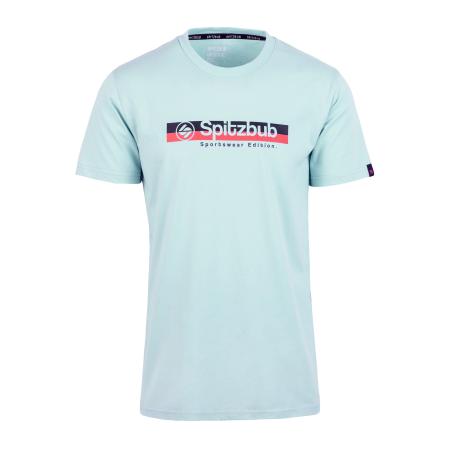 SPITZBUB Shirt pastelblauw / donkerblauw / rood