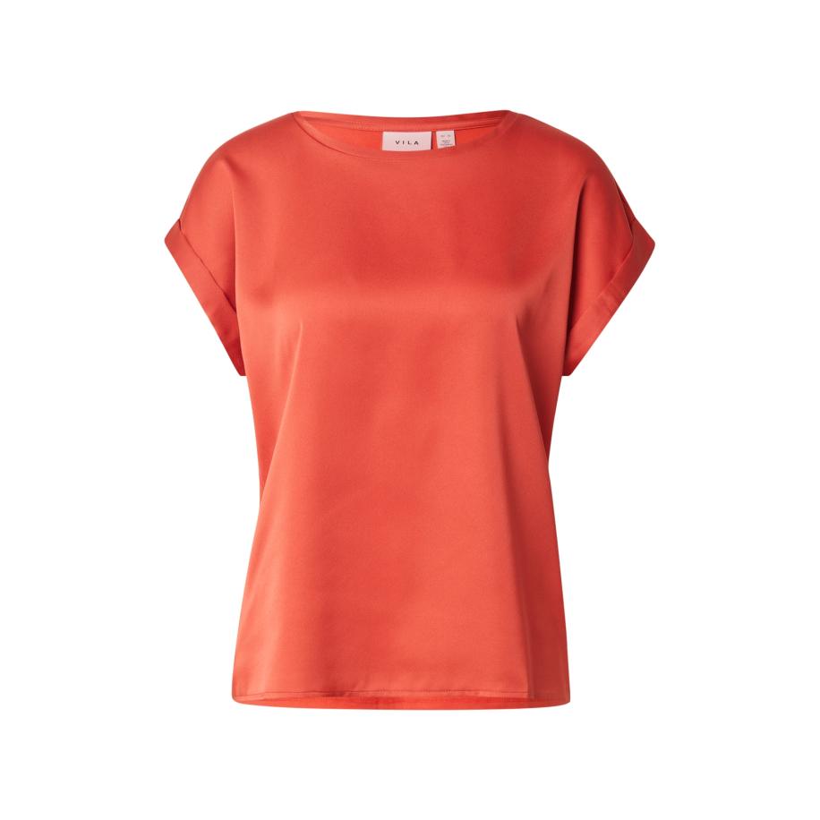 Vila VILA Shirt VIEllette oranjerood -