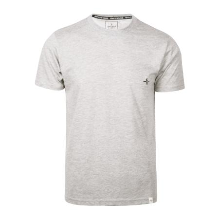 SPITZBUB Shirt Hubert grijs / grijs gemêleerd / zwart