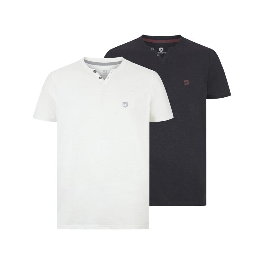 jan vanderstorm Jan Vanderstorm Shirt Olemarlid sepia / lichtgrijs / zwart / wit -