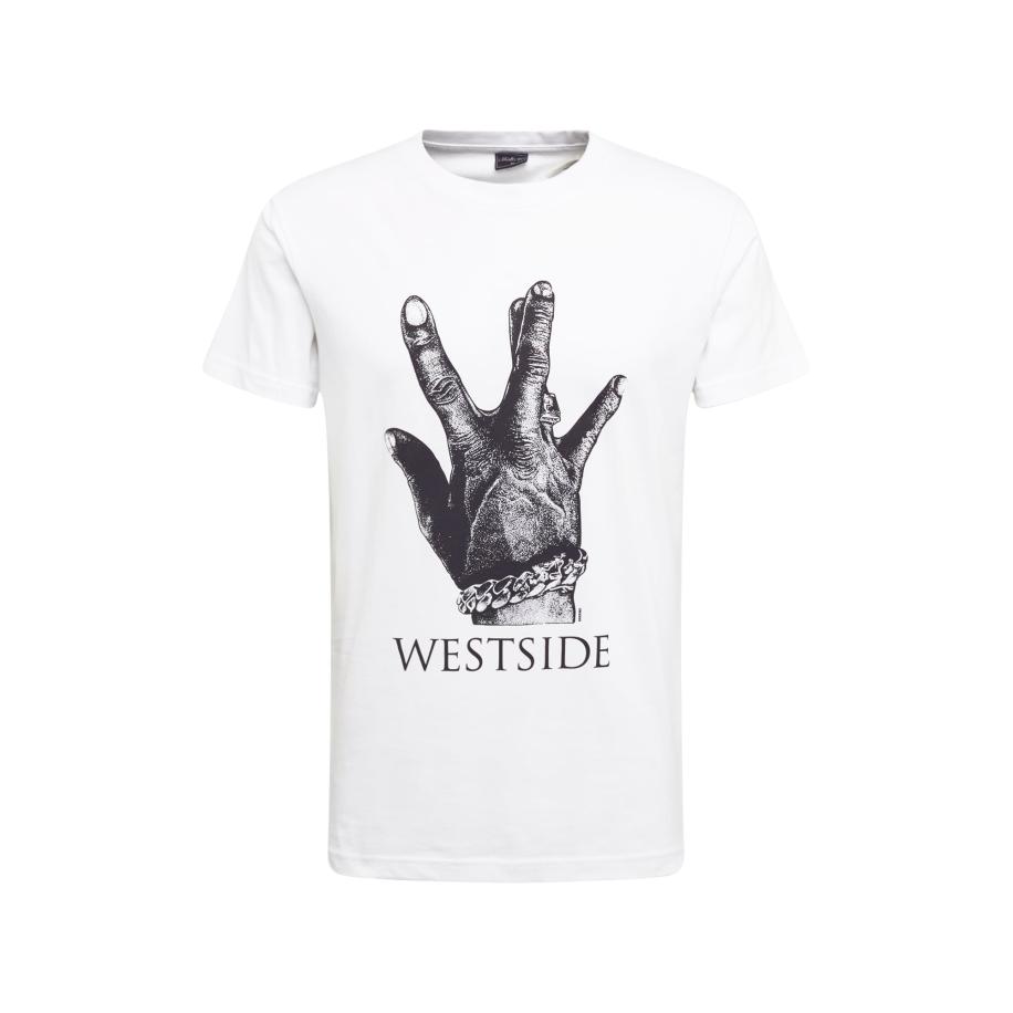 Mister Tee Shirt Westside Connection zwart / wit Wit