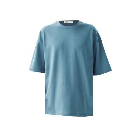 VAMOS CLO Shirt blauw / bruin / grijs / wit