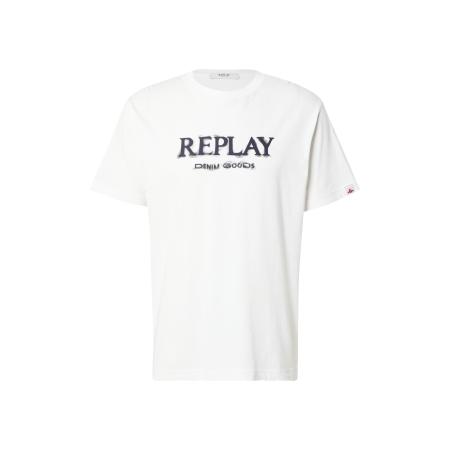 Replay REPLAY Shirt marine / donkergrijs / wit
