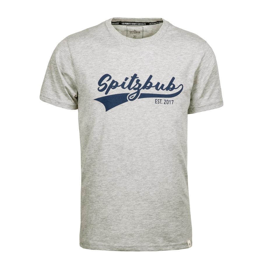 SPITZBUB Shirt Julius navy / grijs / grijs gemêleerd Grijs