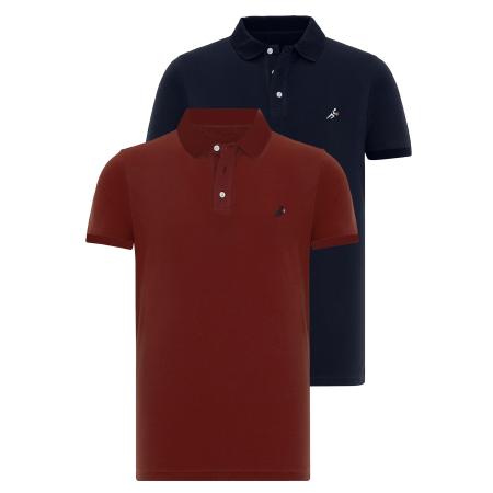 Moxx Paris Moxx Paris Shirt navy / gemengde kleuren / wijnrood