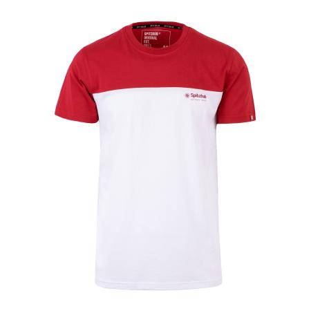 SPITZBUB Shirt Half Sports rood / wit