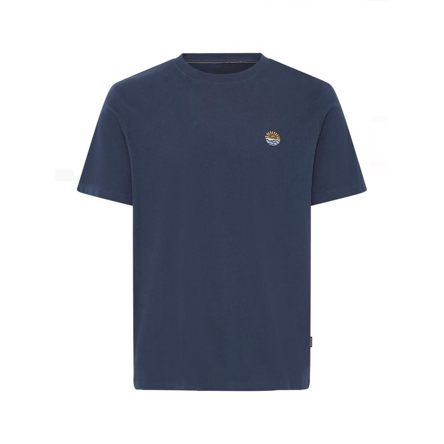 Blend BLEND Shirt Ebo blauw / geel -