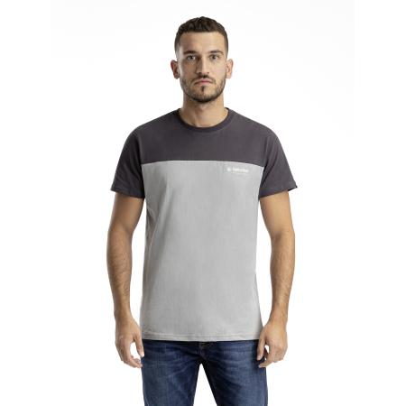 SPITZBUB Shirt grijs / antraciet / wit