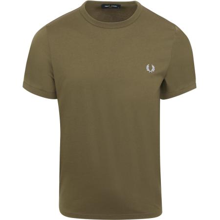 Fred Perry Ringer T-Shirt Groen R79