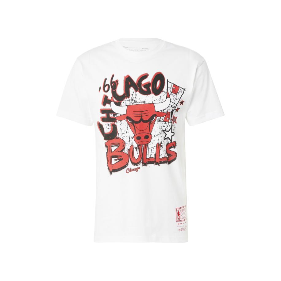 Mitchell & Ness Mitchell & Ness Shirt NBA HWC PLAY BY PLAY BULLS bloedrood / zwart / wit -