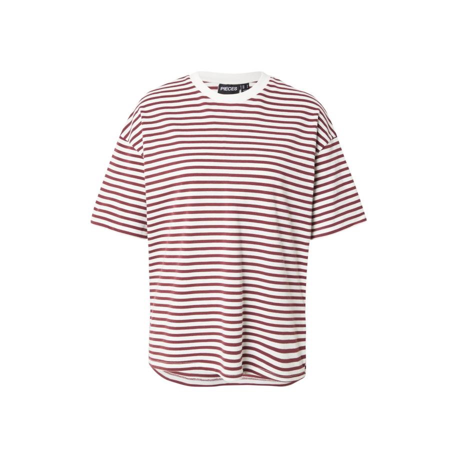 Pieces PIECES Shirt PCSADIE bourgogne / wit -