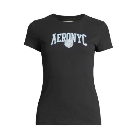 Aeropostale AÉROPOSTALE Shirt lichtblauw / zwart / offwhite