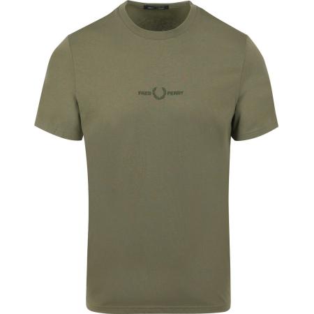 Fred Perry T-Shirt M4580 Olijfgroen