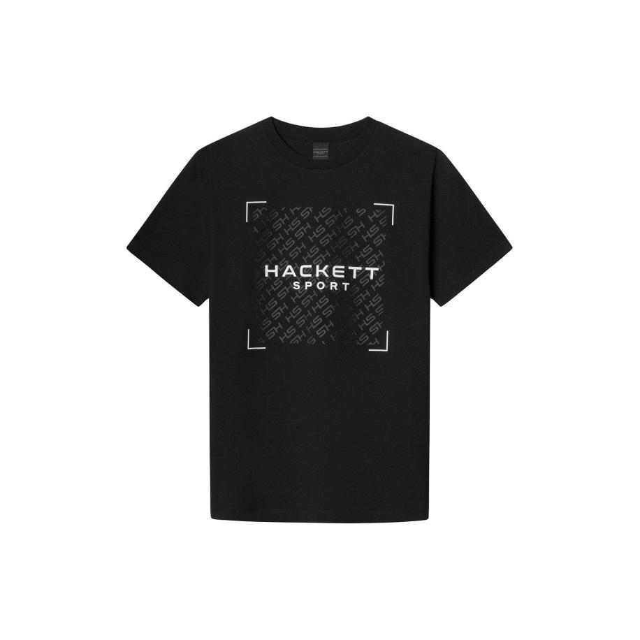 Hackett London Hackett London Shirt zwart / wit -