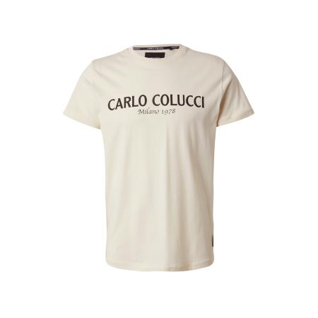 carlo colucci Carlo Colucci Shirt Di Comun beige / zwart