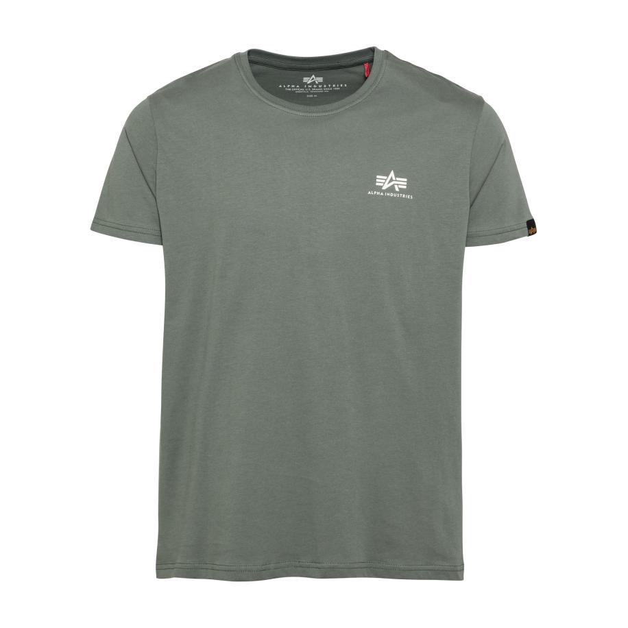 Alpha Industries ALPHA INDUSTRIES Shirt geel / kaki / zwart / wit -